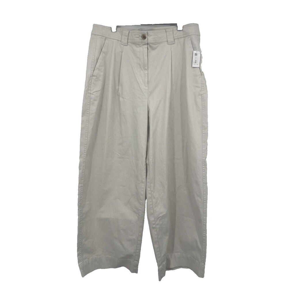NWT Old Navy Wide Leg Khakis Extra High Rise Women's Size 14 Casual
